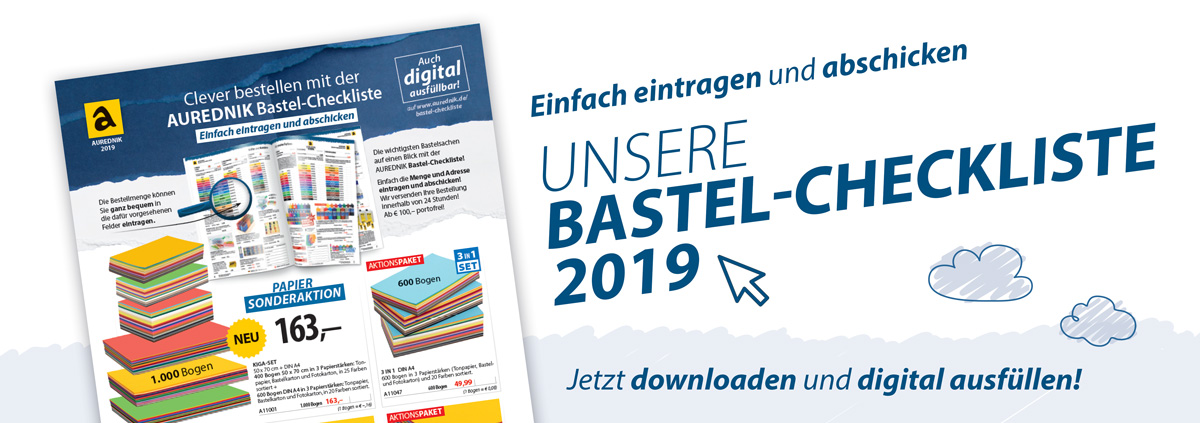 Bastel-Checkliste 2019