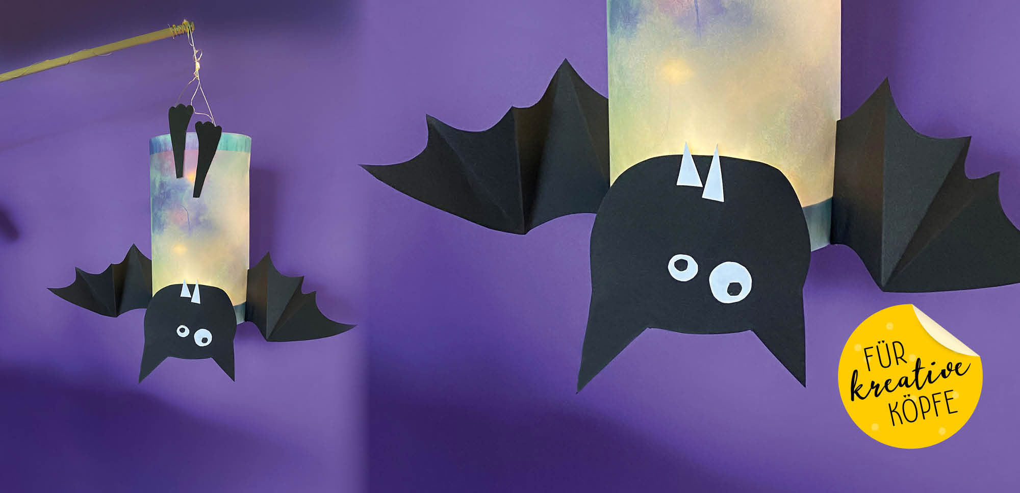 Laterne Fledermaus