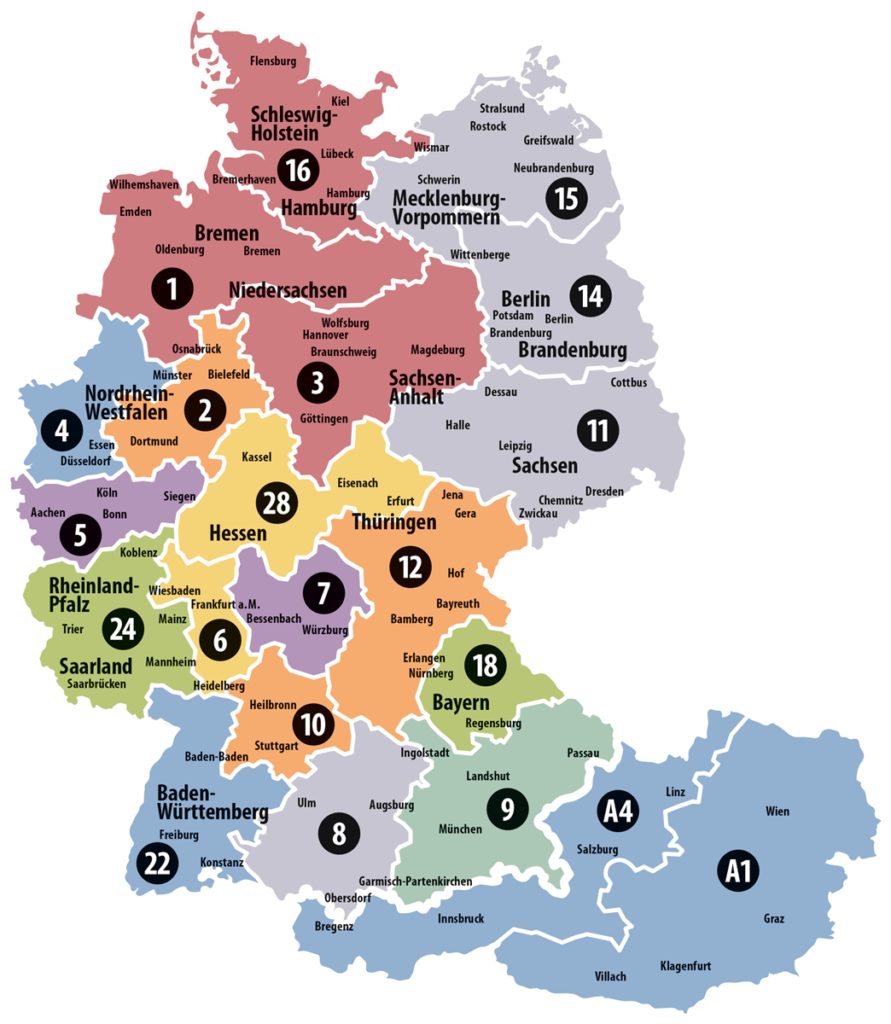 Karte AUREDNIK Fachberatung